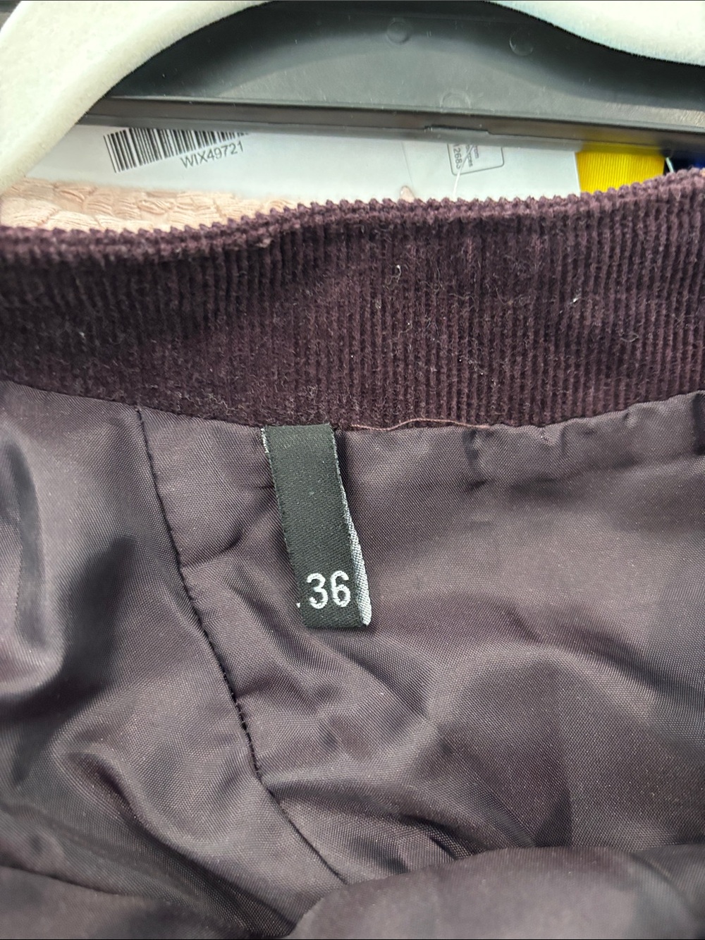 Divided Two-Tone Brown & Dark Brown A-Line flared Skirt - Picture 3 of 5